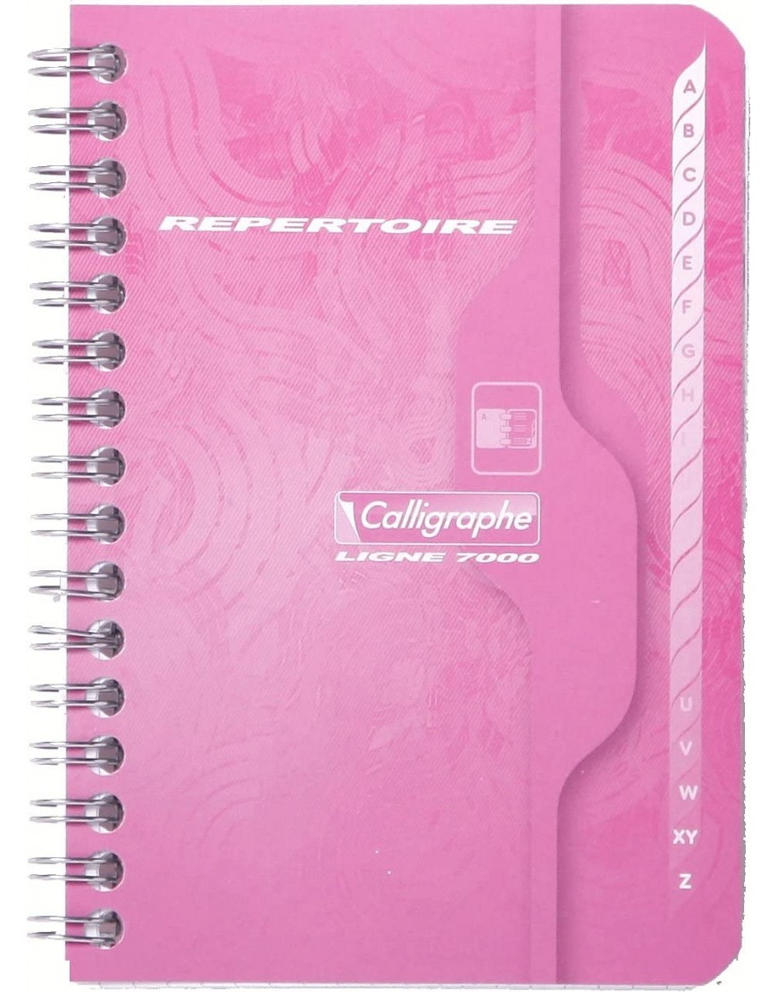 Clairefontaine Calligraphe 7000 Verzeichnis mit Spiralbindung 9X14 - BYCYZ4E4