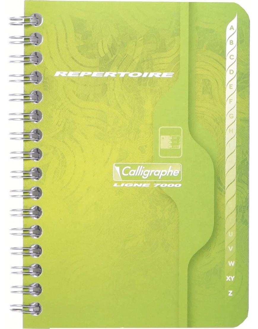 Clairefontaine Calligraphe 7000 Verzeichnis mit Spiralbindung 9X14 - BYCYZ4E4
