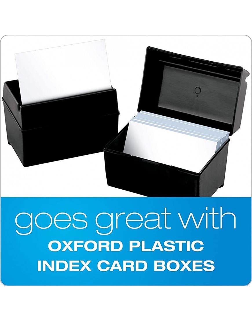 Oxford blanko Karteikarten 10,2 x 15,2 cm weiß 2 Pack - BSQSQM7N