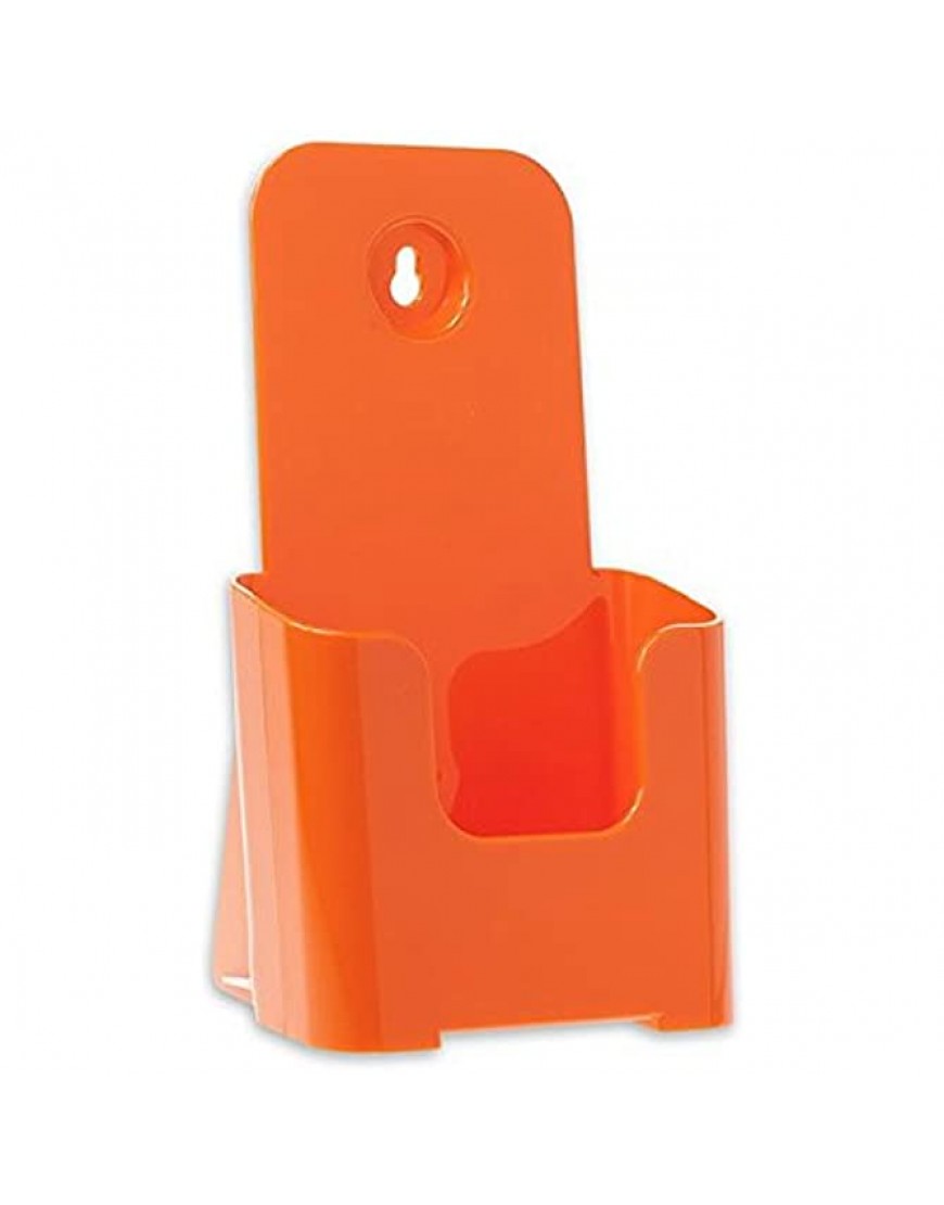 Source One Tri Fold Brochure Holder 4X9 1 Pack Orange by SourceOne - BBAZQK92