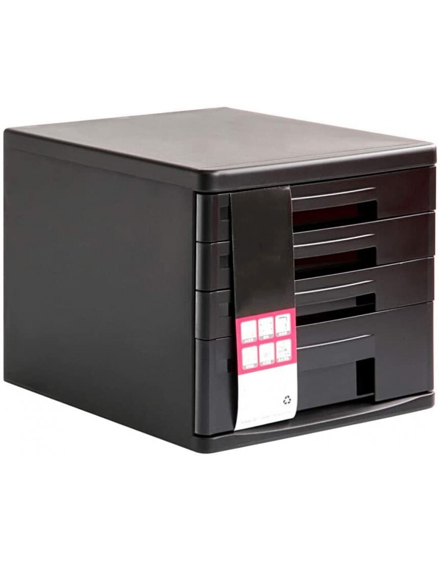 Black Drawer File Holder Multifunktionaler Desktop-Speicher und Bürobedarf - BTQLVN3W