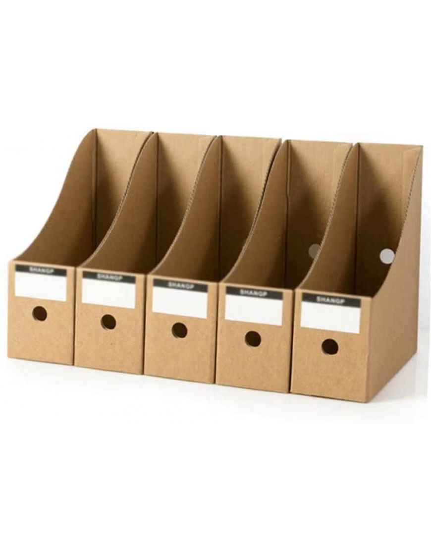KQP Office-Dateiständer 5 Stück Bürobedarf Aufbewahrungsbox Aktenhalter Magazinrahmen Papier Desktop Aufbewahrungsbox Aktenschrank Aufbewahrung Und Organisation Von Büroartikeln - BEJZRV23