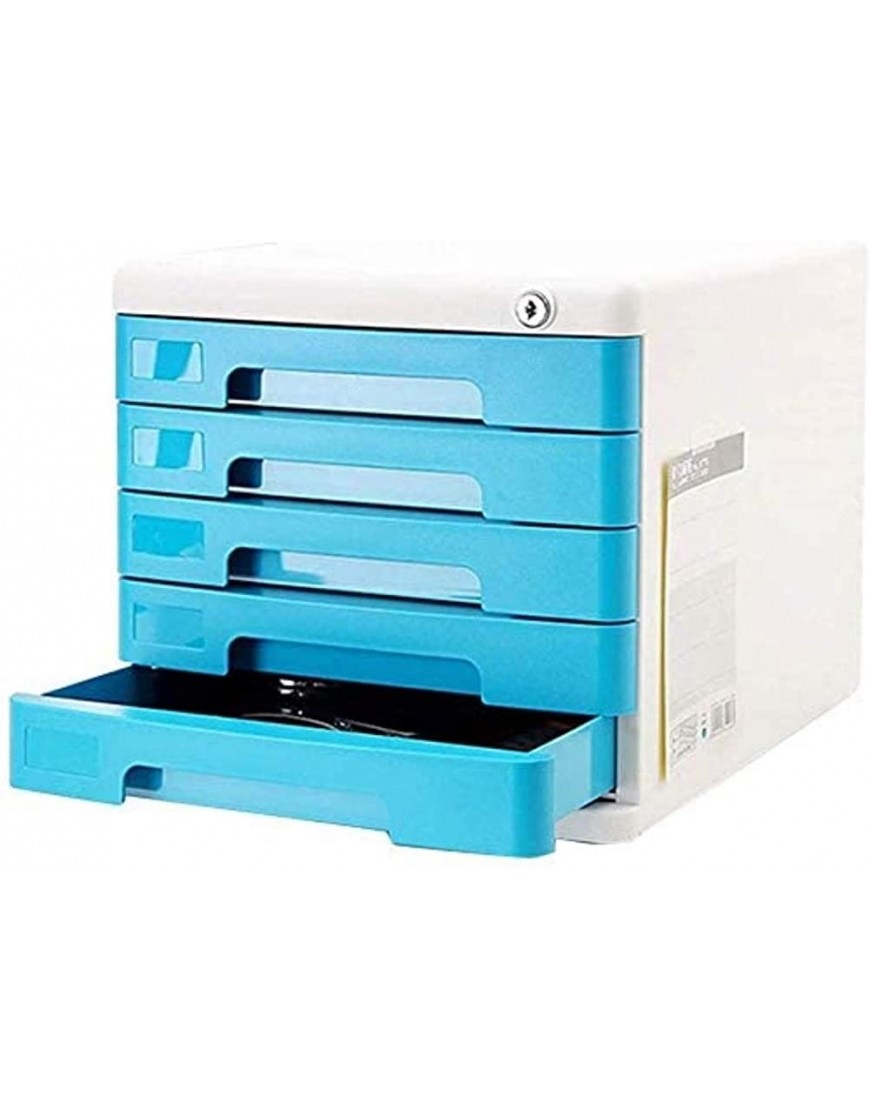 LIUYULONG Aktenschrank Aktenschrank mit Schloss Aktenschrank Zeitschriftensammler Datei Ablage Datenspeicher Bürobedarf Aufbewahrung oder mobiles Schreibtischzubehör Dateibox Größe: blau - BIIRB79B