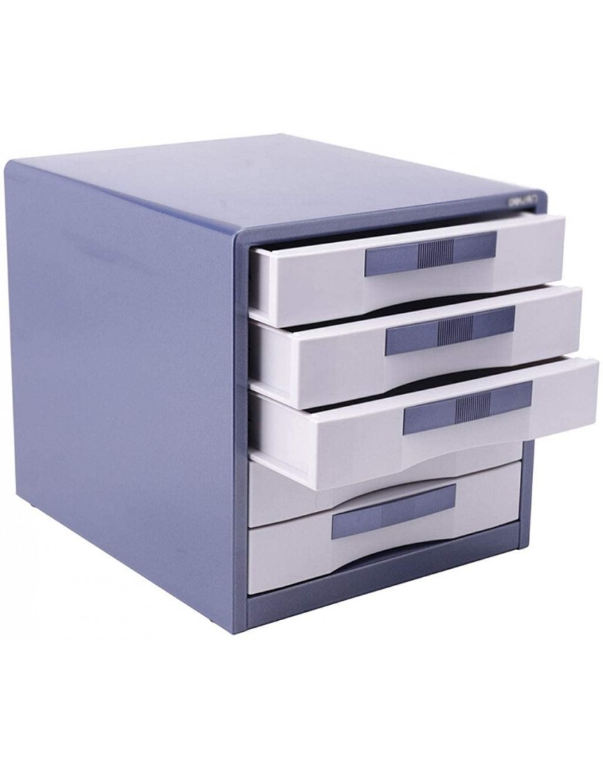 Schreibtisch Organisator Ordner-Ablagesysteme Drawer File Cabinet Desktop Datei Rack-Business-Bürobedarf Metallfeile-Rack 5 Schichten Qualitäts-File Sorter Speicherschrank mit Schloss Ablageboxen - BKVHIH21