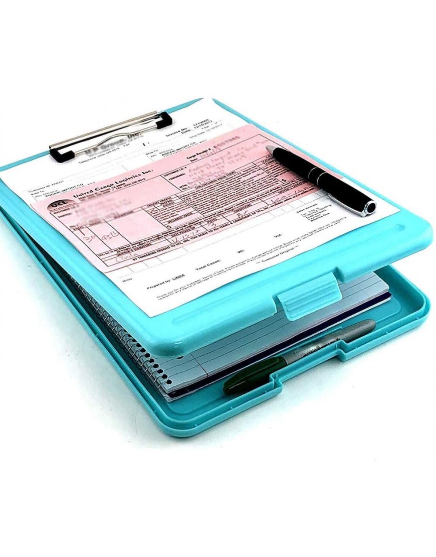 Hochwertige Aufbewahrungsbox für Schule und Bürobedarf wasserdicht leicht für Schreibblock Dokumente transparent - BPOOY2HJ