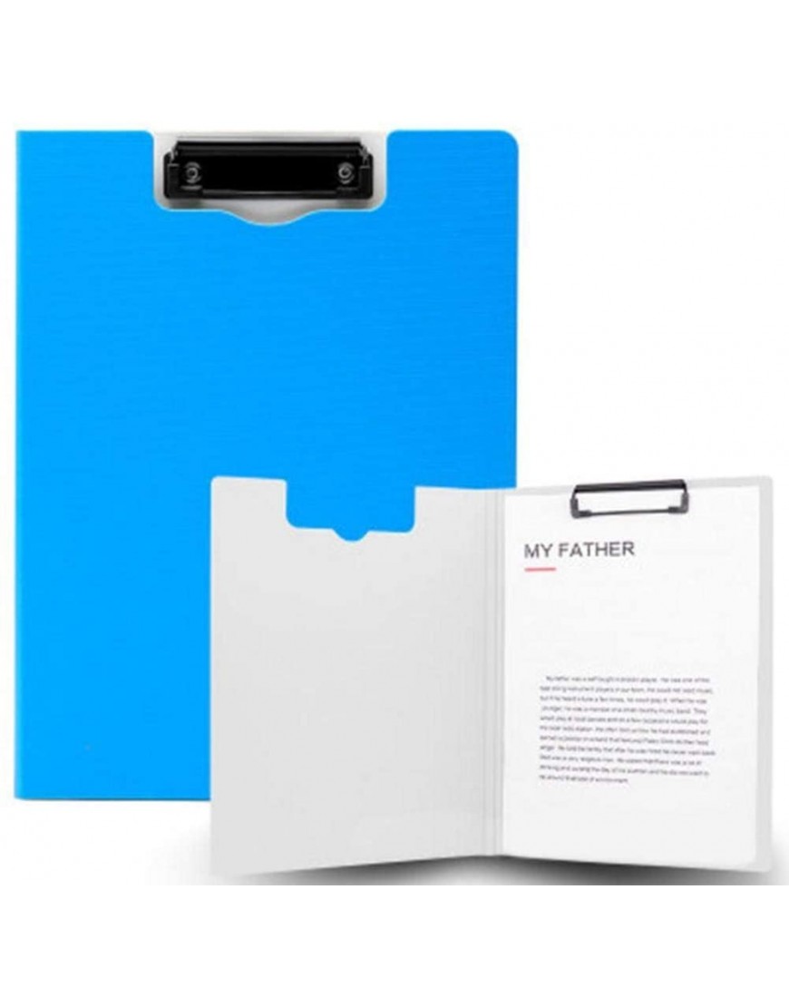 TGRTY Zwischenablage für Bürobedarf Dateiordner Dokument Zwischenablage Schaum-Brett Clip A4 Größe Writing Board Folding Ordner Haltbarer Clip mit niedrigem Profil Color : Red - BETTXK46