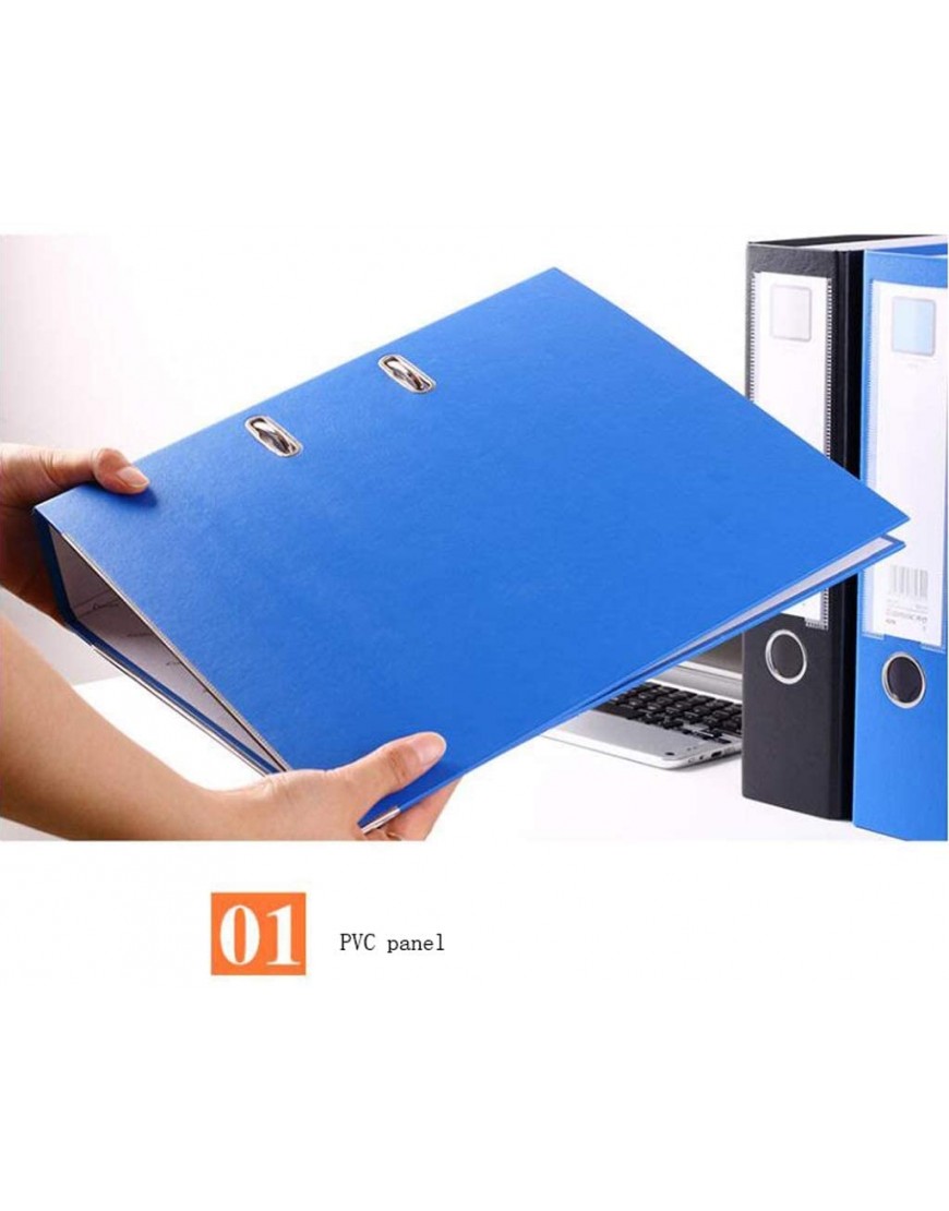 TGRTY Zwischenablage für Bürobedarf Office Stationery Cardboard Folder Doppelordner Multifunktionale Datenschiene Haltbarer Clip mit niedrigem Profil Color : Blue - BACAEH3N