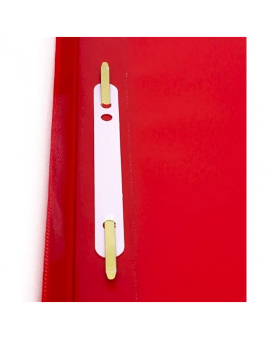 20 Stück Schnellhefter Dokumentenpappe Arbeitsmappe DIN A4 rot für Aktenordner - BEZUHA63
