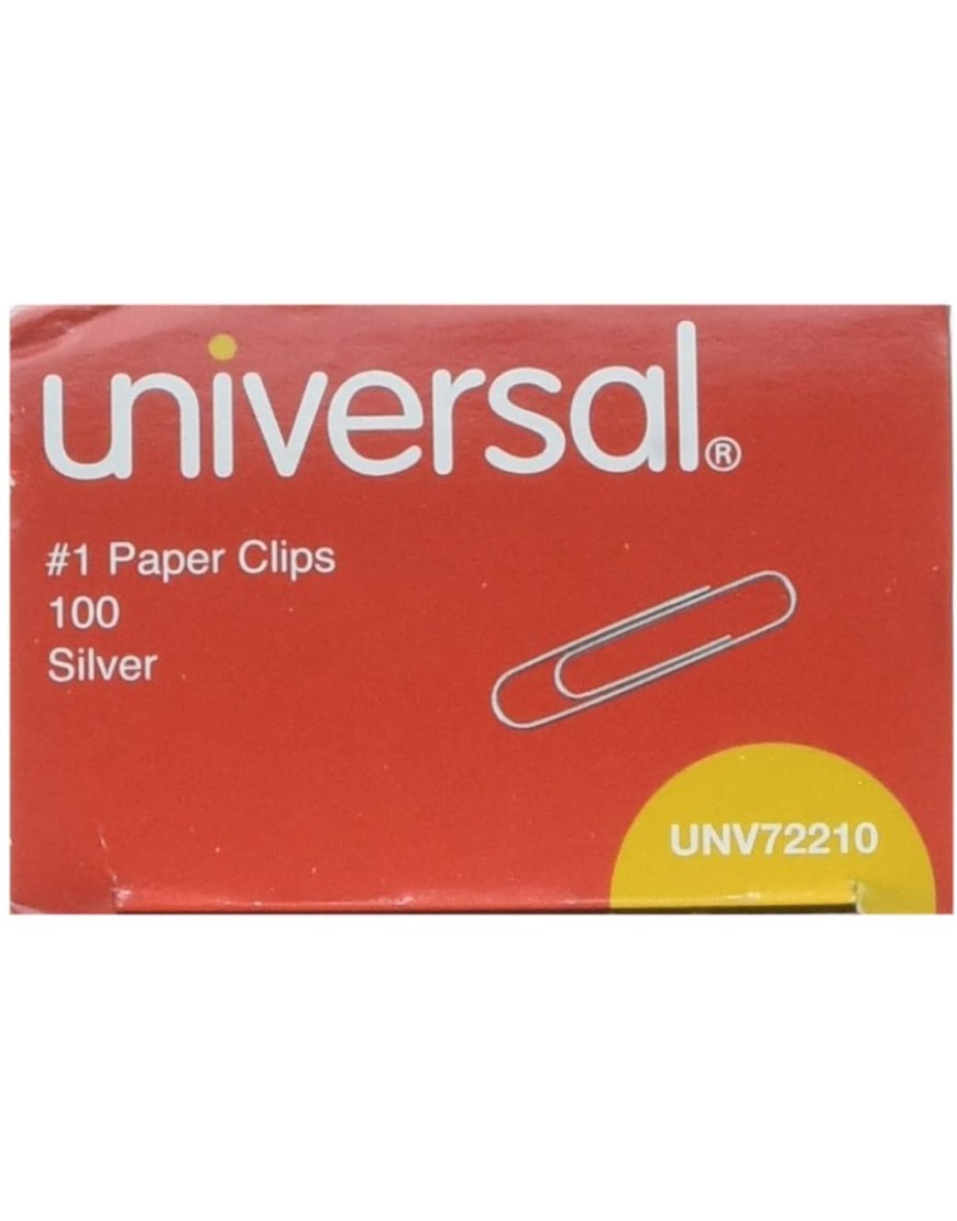 Universal Paper Clips Smooth Finish No. 1 Silver 1000 Pack - BVQUKKKH