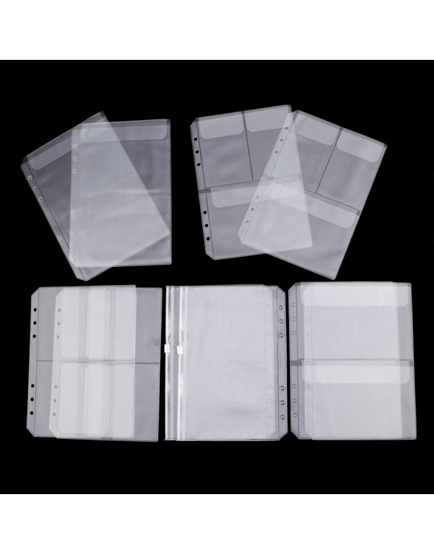 10x Binder Pocket A5 Kunststoff Prospekthüllen transparent Klarsichtfolie Plastikhülle Klarsichthülle ideal für Büro - BDOFPKAJ