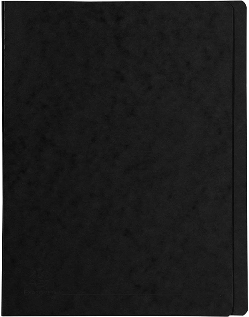 Exacompta 39991E Schnellhefter Colorspan bedruckt 24 x 32 cm für DIN A4 bis zu 350 Blatt 1 Stück schwarz - BKTFQM81