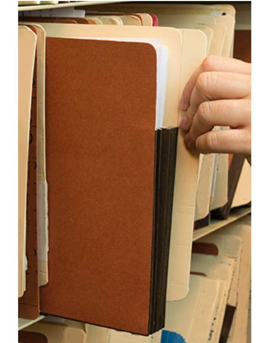 The File King Fächermappe für Akkordeons Briefgröße Box mit 50 RedRopes 13,3 cm Erweiterung zum Aufbewahren und Organisieren von Dokumenten Aufzeichnungen an einem Ort spart Zeit beim Suchen - BSWSJ7JD