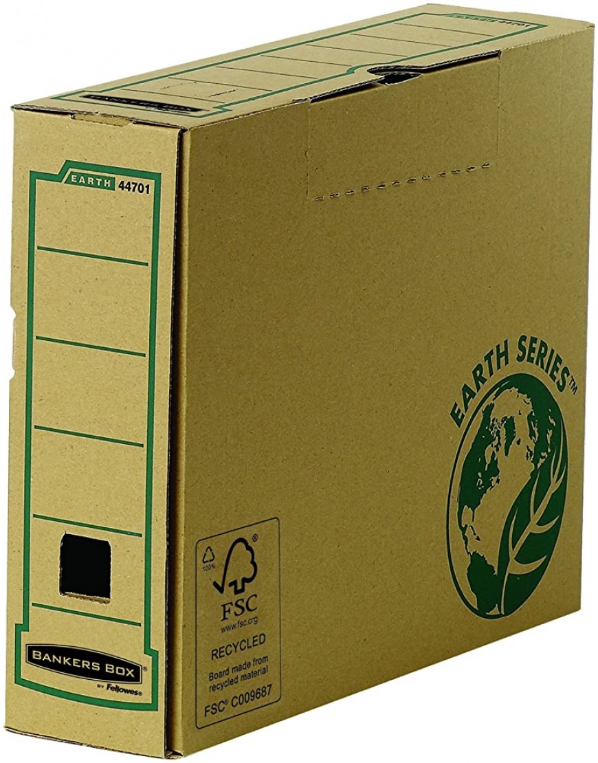 Bankers Box Earth Series Archivschachtel A4 80mm 100% recycled 20 Stück braun - BQNHZDBV