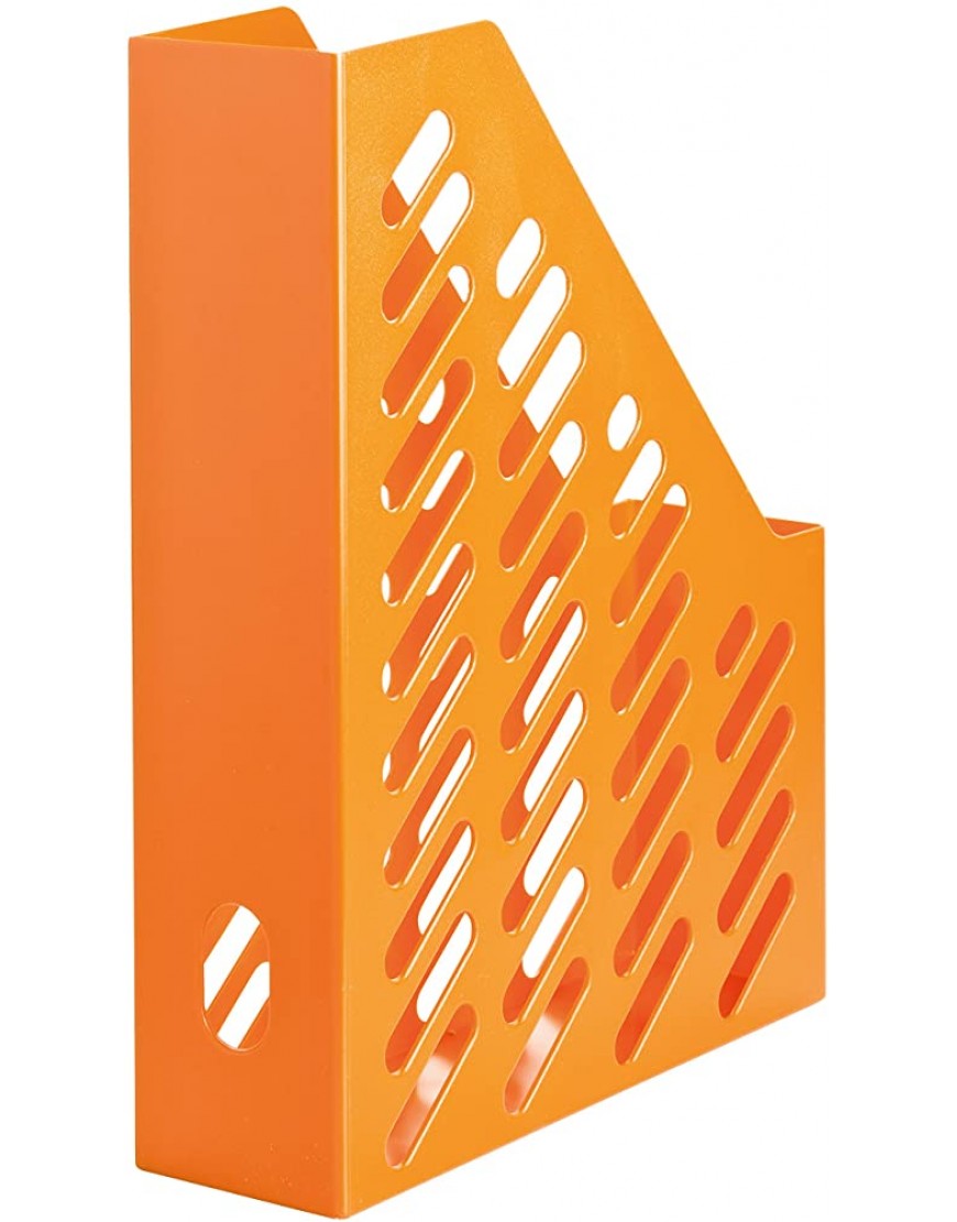 HAN Stehsammler KLASSIK DIN A4 C4 mit Sicht- und Griffloch Trend Colour orange - BFHLB4ME