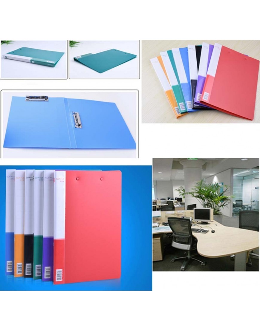 A4 Folder Clip Material Starke Single Folder Bürobedarf-Blau - BVLEJAHV