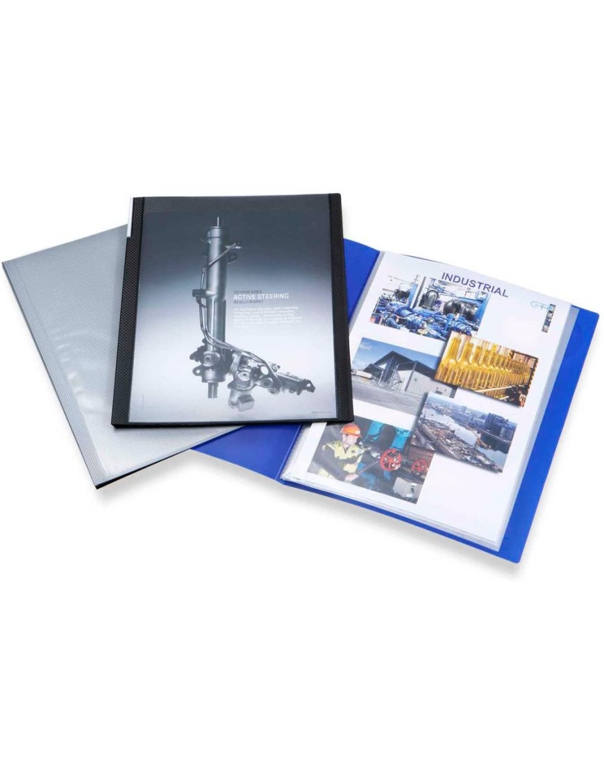 Rapesco 0907 10-Folien-Präsentations-Sichtbuch A4 Blau - BONYS7JM