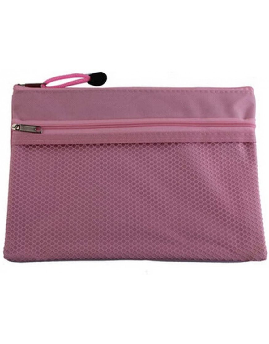 Set 3 rosa Tasche Reißverschluss-Beutel-Aktenkoffer Bürobedarf Ordner Package #01 - BZTUZJ2J