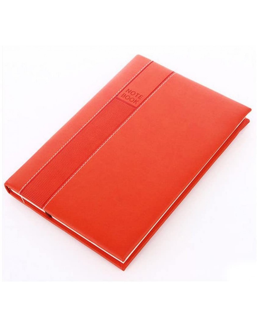 Liu Yu·Büro-Raum Briefpapier Bürobedarf A5 Notebook-Mode orange rotes Leder 5 Stück Set - BRSNJNK6