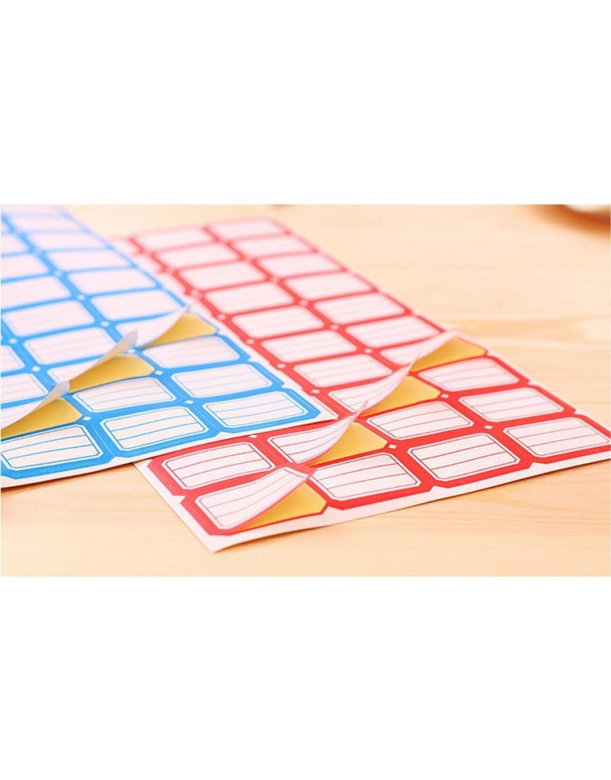 Liu Yu·Büroflächen Bürobedarf rot und blau selbstklebende Aufkleber Etikettenpapier Etikettenaufkleber 2 Set - BKYLTWK5