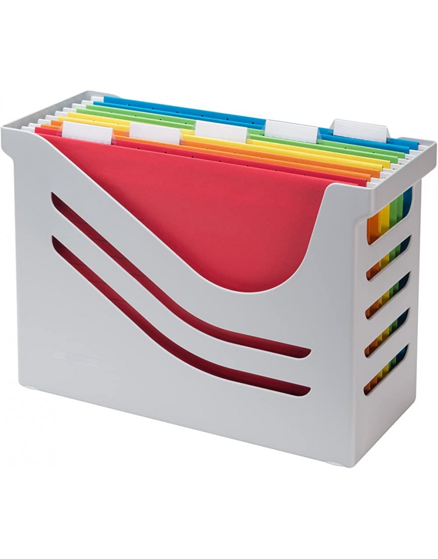 Re-Solution Office Box Jalema 2658026997 Hängeregister inklusiv 5 Hängemappen A4 farbig sortiert grau - BXYRJJ1W