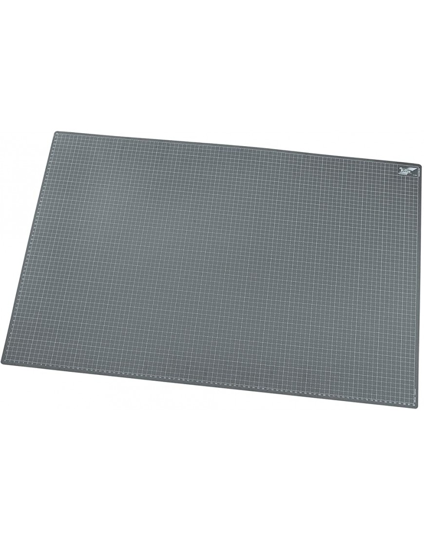 folia 2343 Schneidunterlage graue Bastelunterlage mit Gitternetz ca. 60 x 90 cm groß zum Schutz der Arbeitsfläche - BOUYT15D