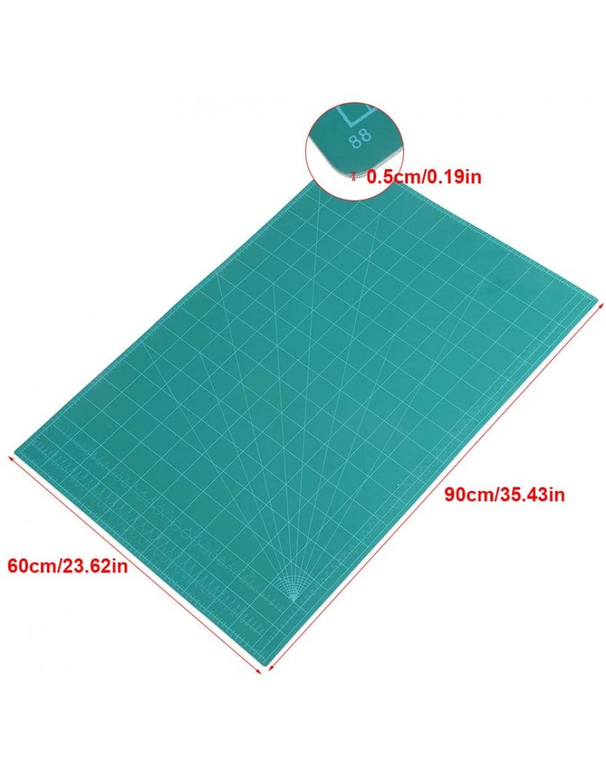 Schneidematte A1 5-lagig Dicke PVC Schneidematte Cut Pad Board Selbstheilend Handgemachte DIY Schnitzwerkzeug Grün - BQMGZAAK