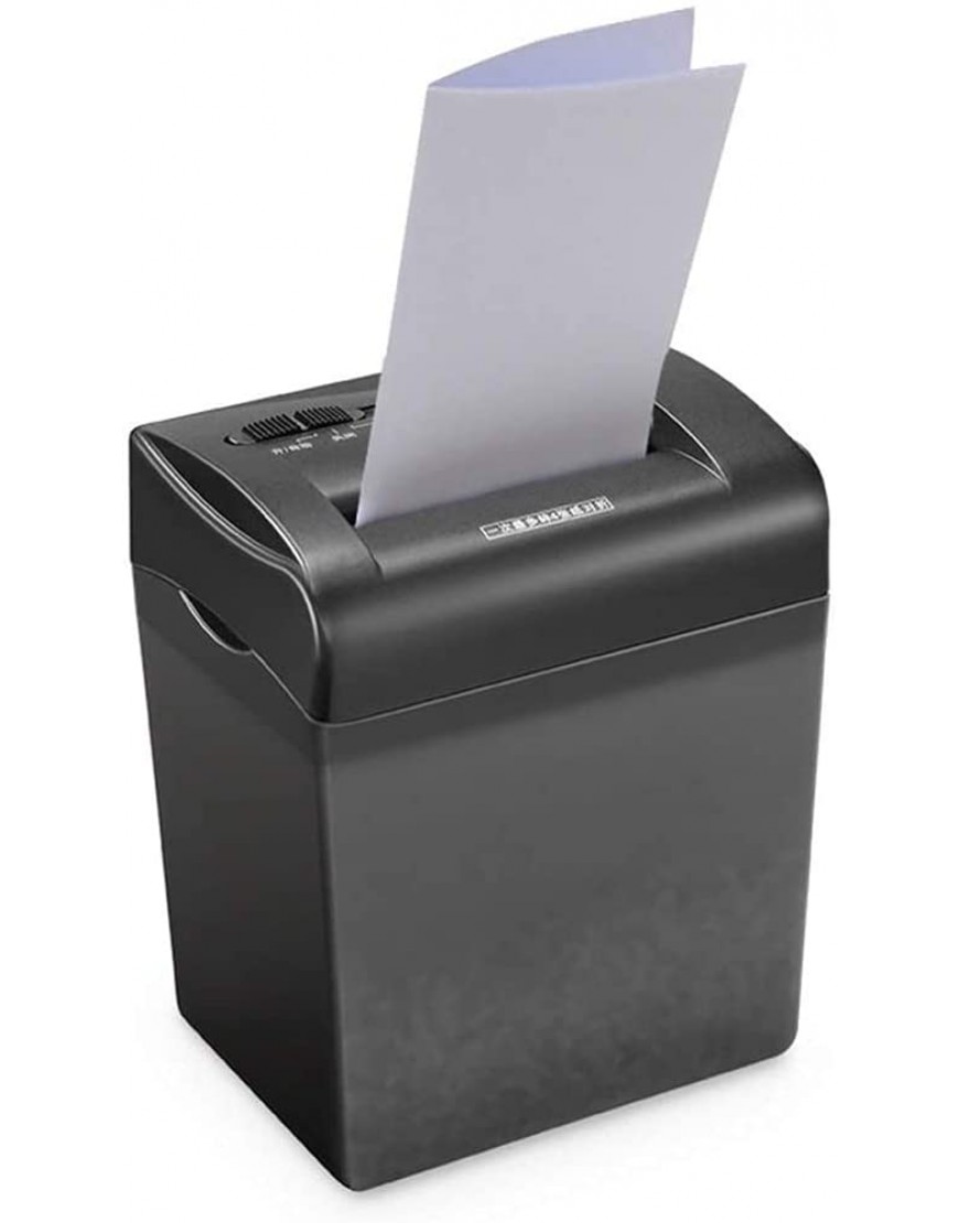 QCHEA Bürobedarf Tragbare Shredder Kapp- Papier Home Office Abfallpapierkapazität 4.5L ist 190 * 145 * 235mm - BGBOQE7Q