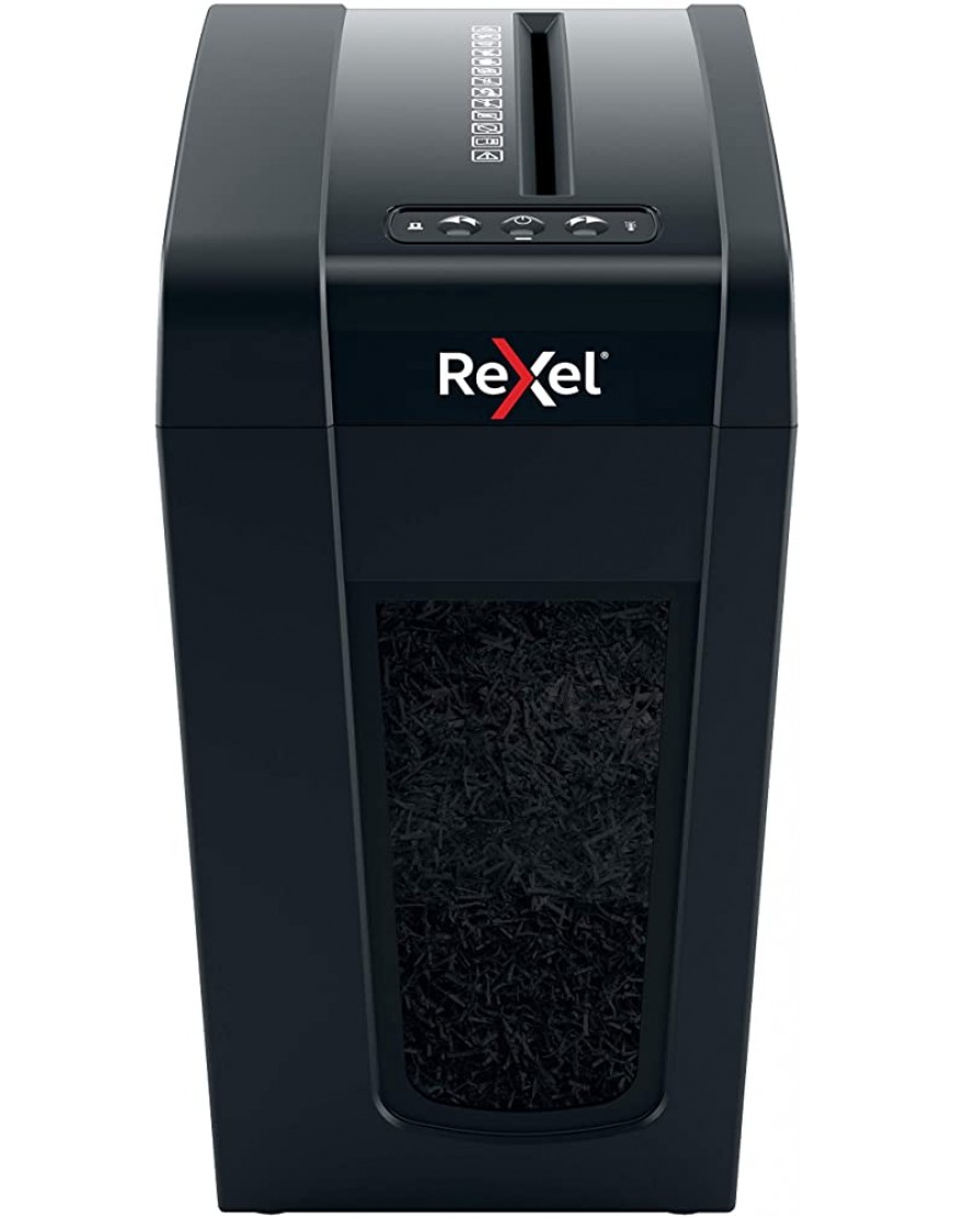 Rexel X10-SL Slimline Whisper-Shred™ Aktenvernichter Partikelschnitt schreddert bis zu 10 Seiten Sicherheitsstufe P4 18 Liter Abfallbehälter äußerst leise und kompakt für zu Hause Secure Serie - BETQPDKN