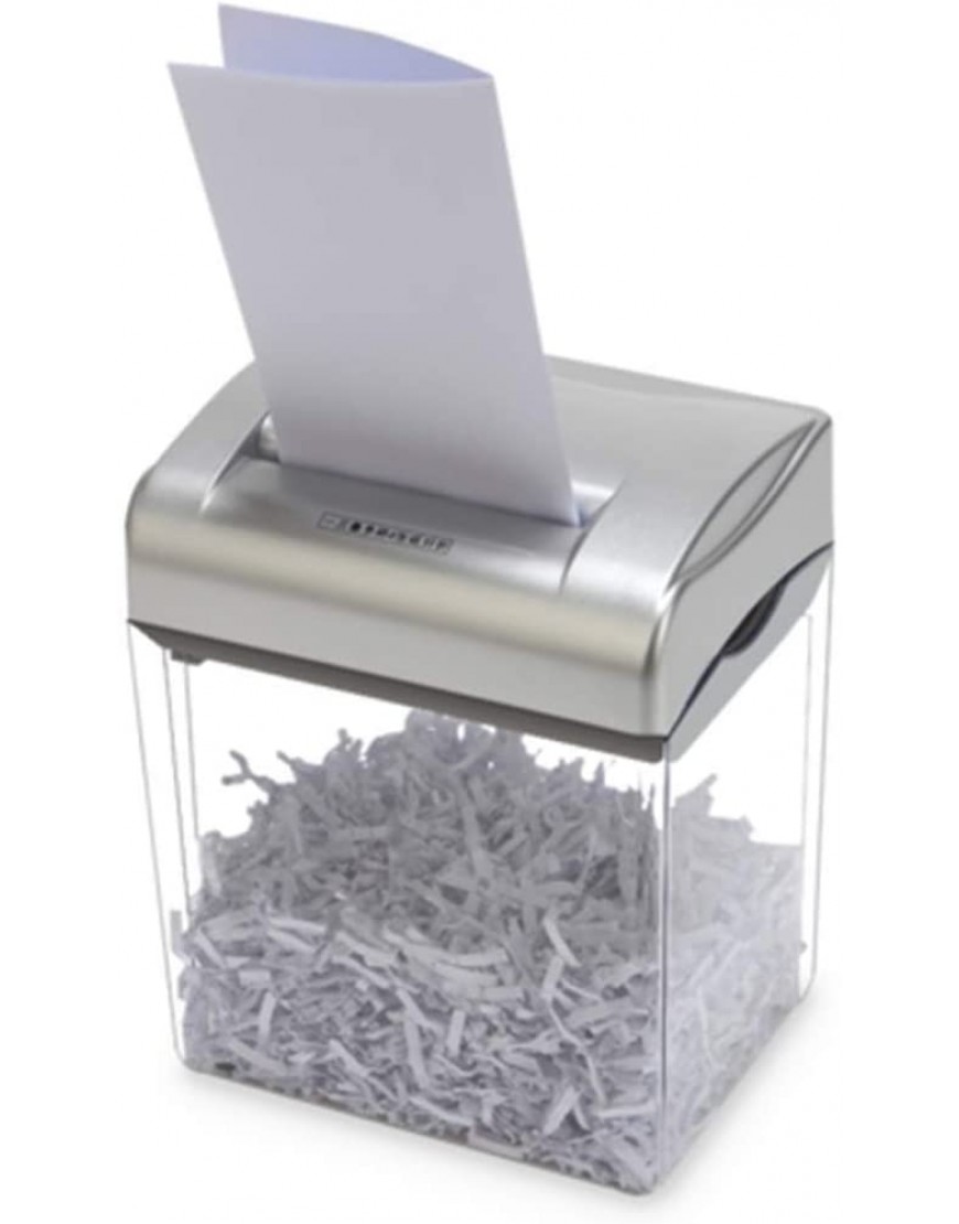 UYZ Aktenvernichter für Bürobedarf 4,5 l Mini-Büropapierabfallpapier Brecher tragbarer Kleiner Haushalt Kreditkarte Heftklammern - BISUYKK4