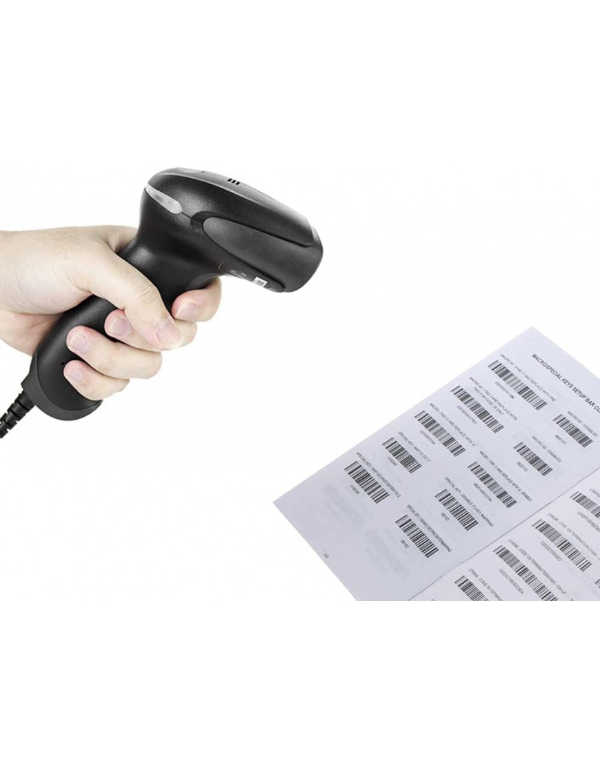 Kabelgebundener 2D QR Barcode-Scanner Handheld Automatischer Omnidirektionaler Barcode-Leser Imager QR PDF417 GS1 Data Matrix - BYRUPD78