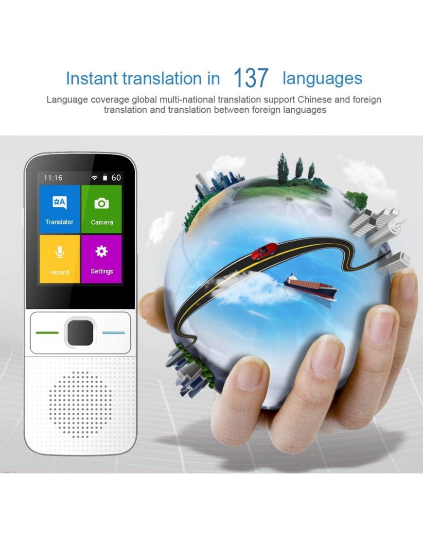 Elektronischer Sprachübersetzer sofortige Sprachübertragung bidirektionale Sprachen 137 Sprachen verwendet für Reisen Geschäft Aufzeichnung und Lernen von Sprachen - BFCYA9NK