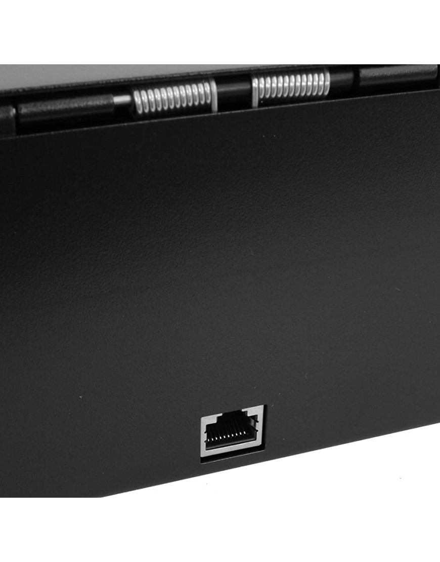 Klappdeckel Kassenschublade Kassenlade Geldlade FT-460C mit kabel mit abschließbarem Einsatzdeckel 9-24V schwarz - BDQPG43V