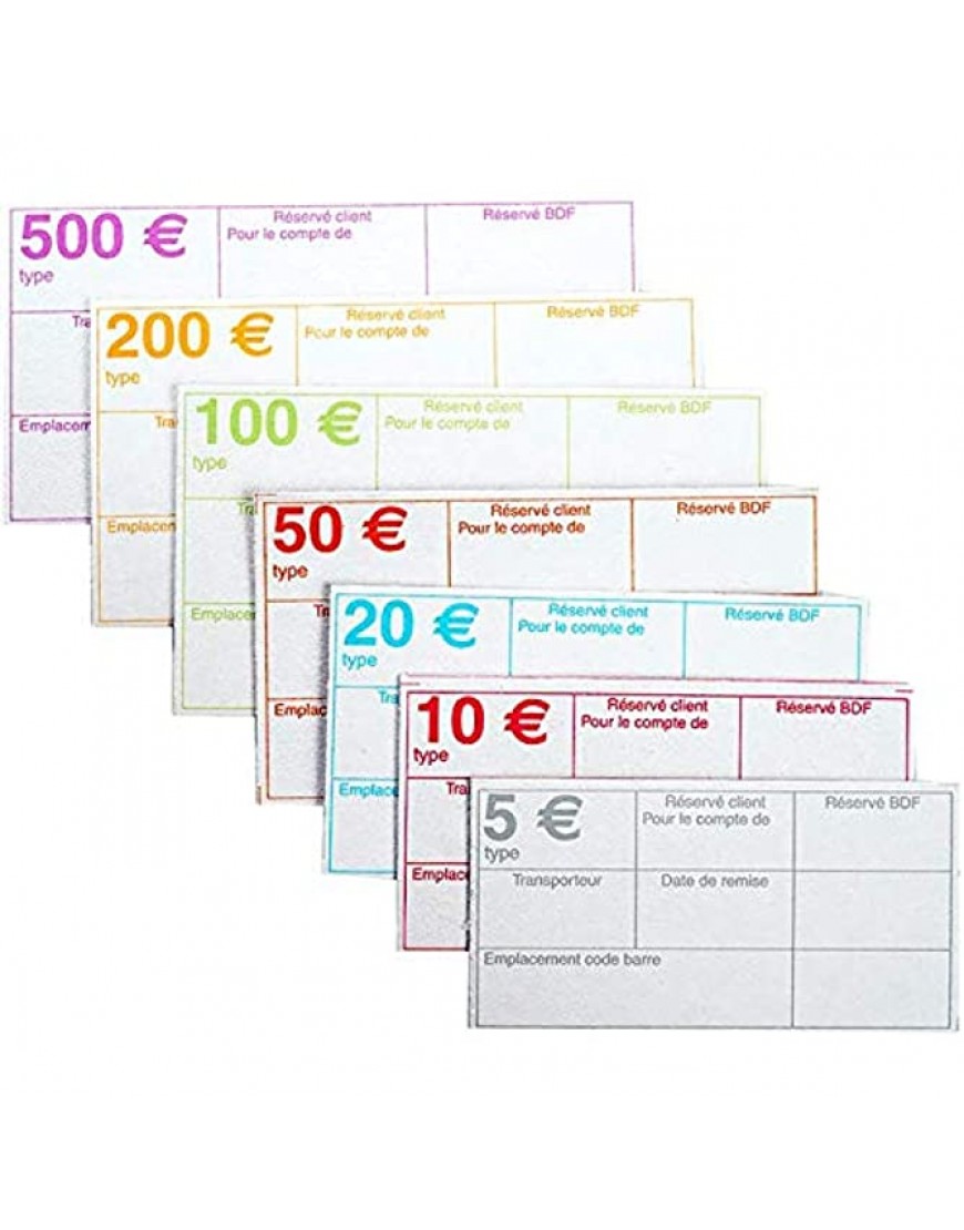 Monetique COIF500 Geldscheine für 500 Euro 200 Stück - BVUTYAEE