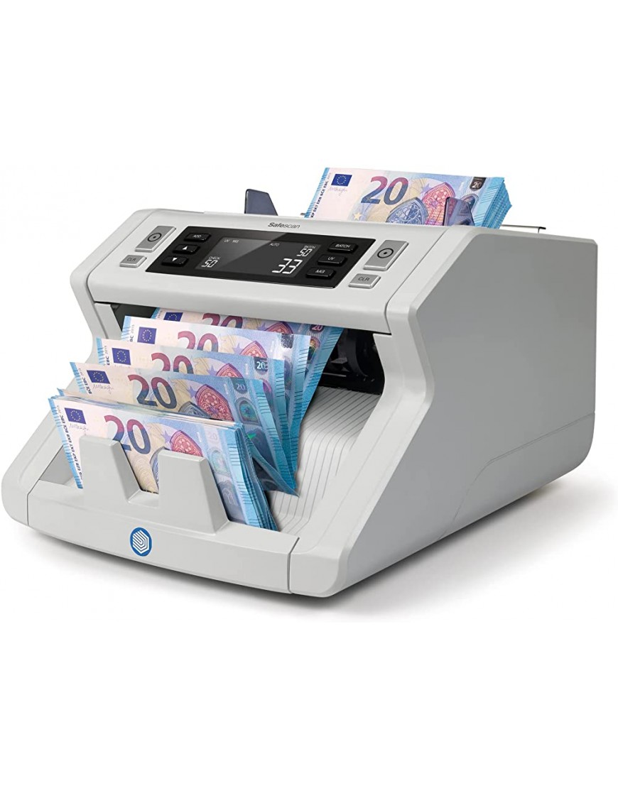 Safescan 2250 Banknotenzähler für sortierte Geldscheine mit 3-facher Falschgeldprüfung - BFZZAJV8