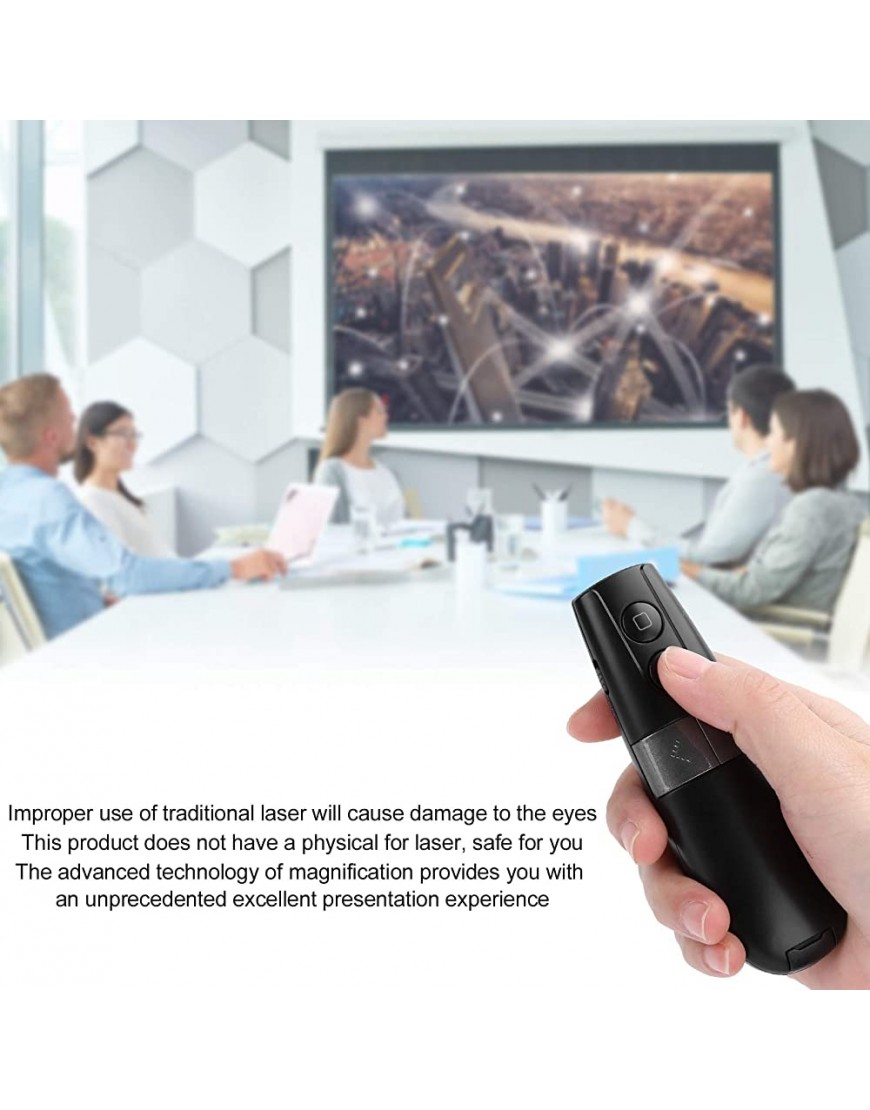 TAKE FANS Wireless Presenter-H101 PowerPoint-Präsentations-Clicker Wireless-Fernbedienung Presenter-Stift PPT-Zeiger - BRARDK9K