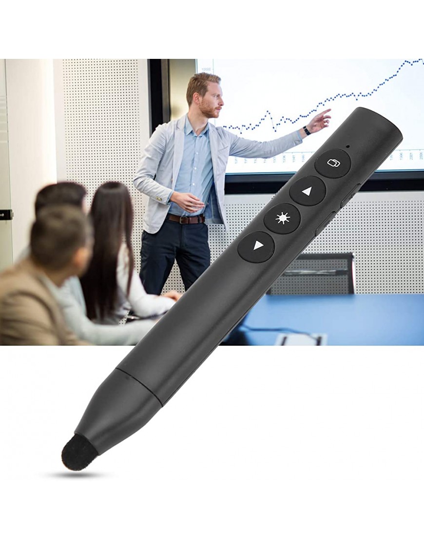 Wireless Presenter Remote RF 2,4 GHz Wireless-Fernbedienung PowerPoint PPT Flip Pen Clicker für Besprechungen Unterrichtspräsentationen Reden usw. - BVCEK8K1