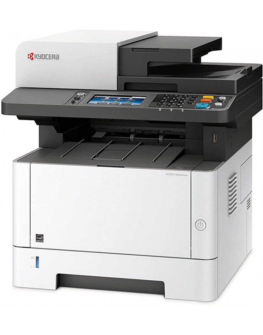 Kyocera Klimaschutz-System Ecosys M2640idw WLAN Multifunktionsdrucker Multifunktionssystem Drucken Kopieren Scannen Faxen mit Mobile-Print-Unterstützung für Smartphone und Tablet schwarz-weiß - BWZBWEAW
