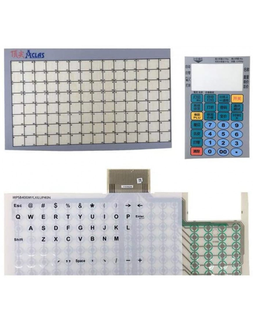Tastatur für Aclas LS2N elektronische Barcode-Etikettendruckwaage - BAMNPDMM