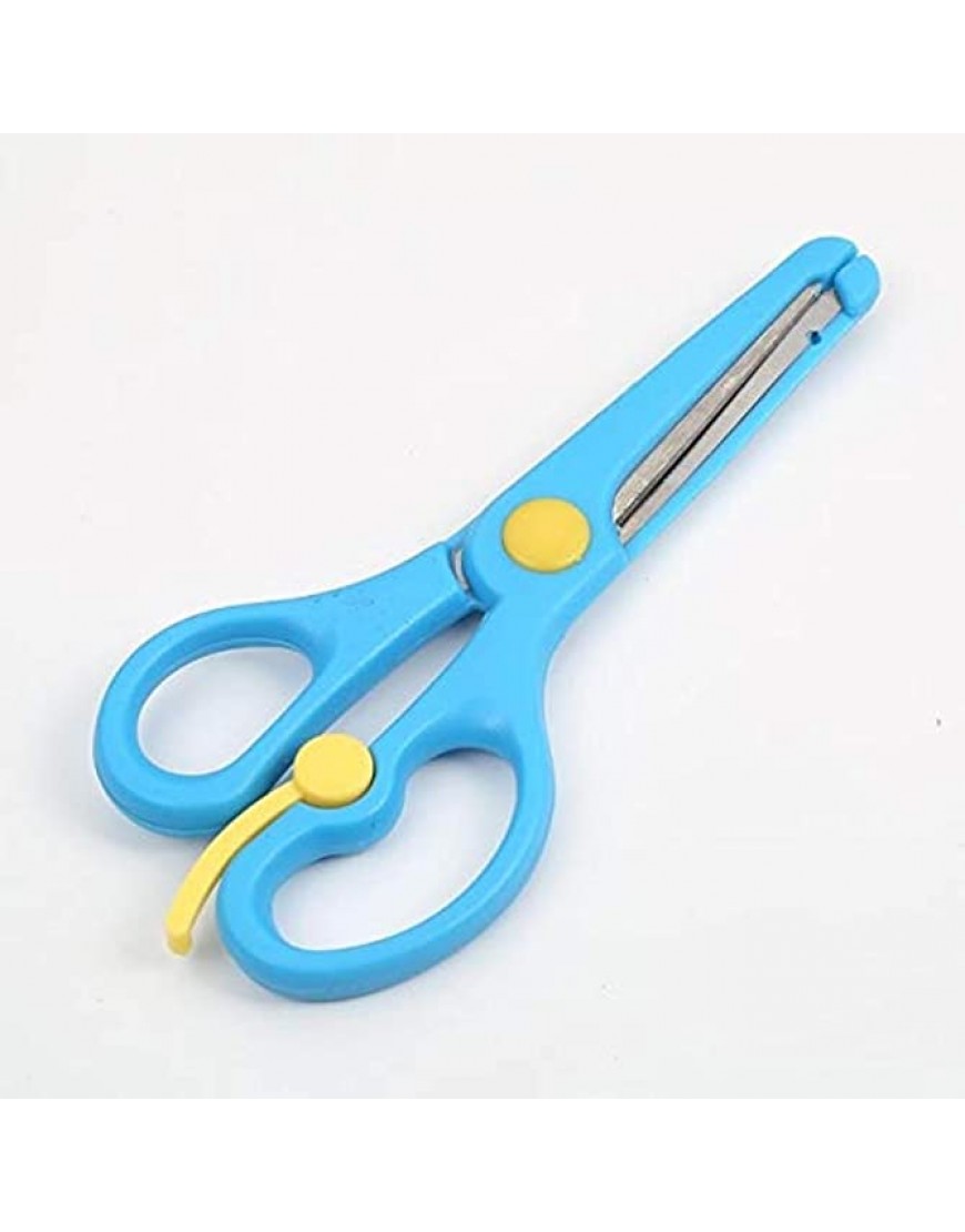 Bürobedarf und Schulbedarf Ctj Elastic Safety Scissors Candy-Colored Messer blau CTJ Farbe : Blue - BVTWZ884