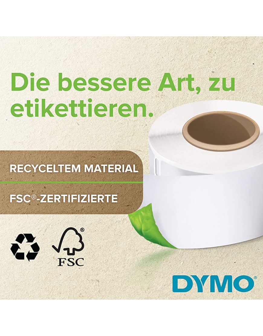DYMO LabelWriter 5XL Etikettendrucker | automatische Etikettenerkennung | druckt extrabreite Versandetiketten von DHL und mehr | ideal für E-Commerce | EU-Stecker - BEICKVWE