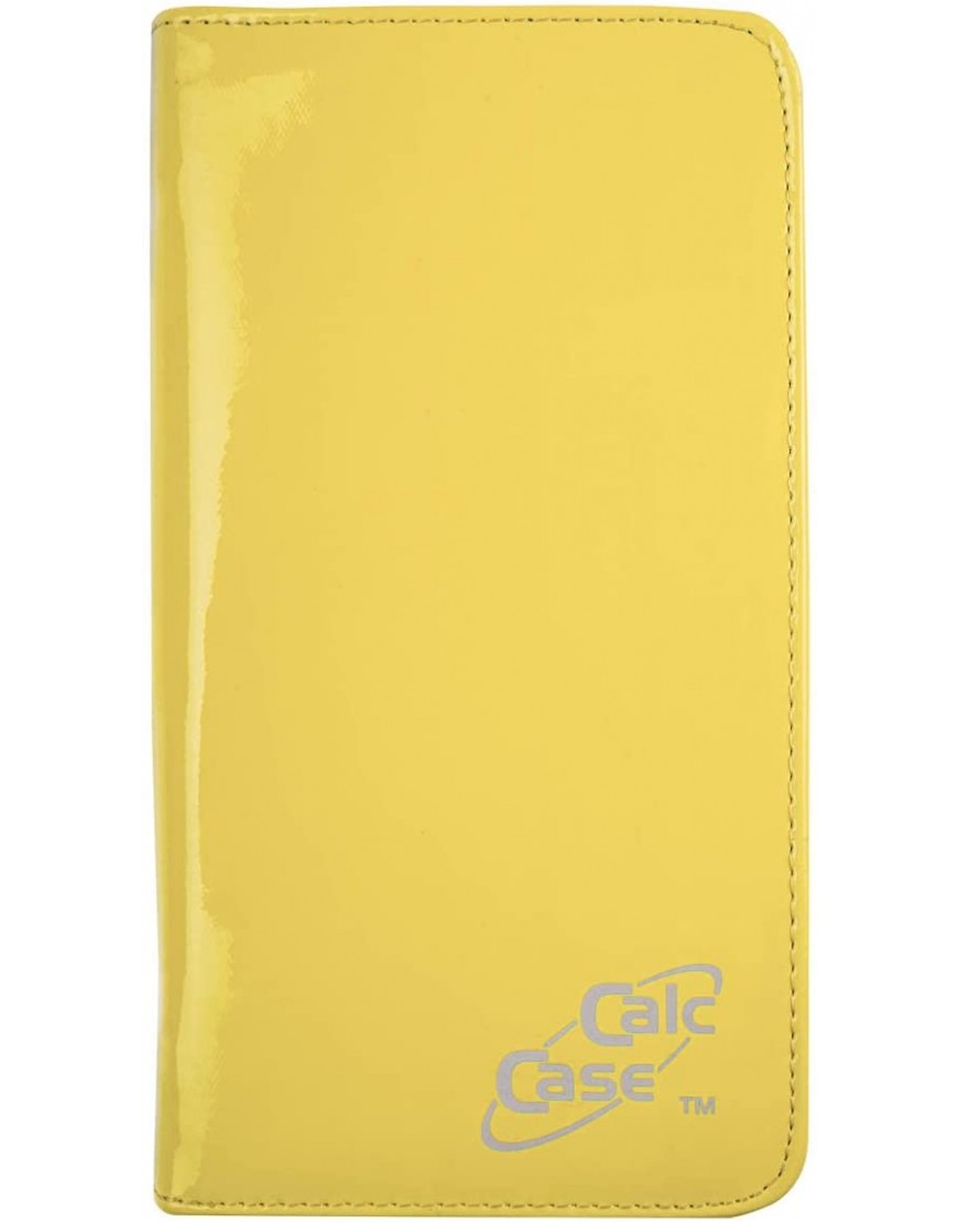 CalcCase Original Schutztasche für alle Grafiktaschenrechner Schutzhülle in Hochglanz Look Einfarbig Perfekter Schutz für Grafikrechner gelb - BJQTIN3E
