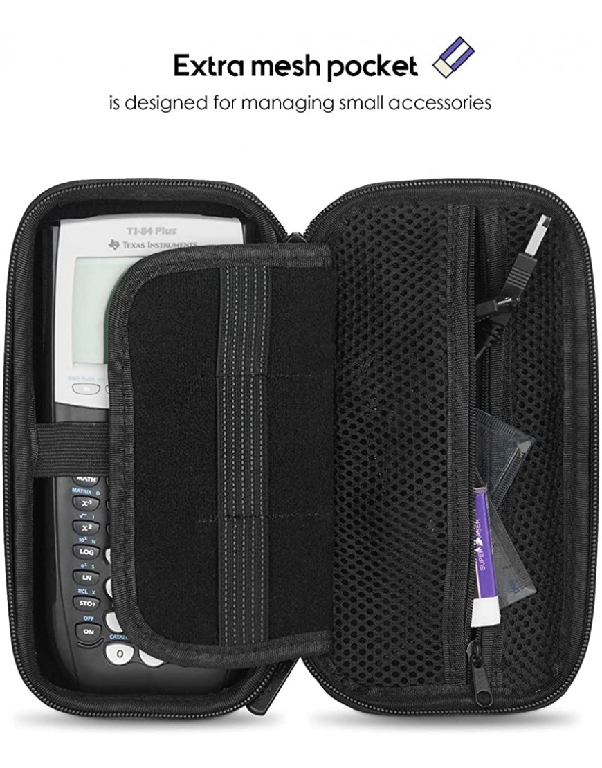 ProCase Eva Hart Hülle Tasche Reiselagerung Tragetasche Schutztasche für Texas Instruments Ti-84 Ti-83 Ti-85 Ti-89 Ti-82 Plus C CE Graphing Calculator –Mint - BMJUUJ95