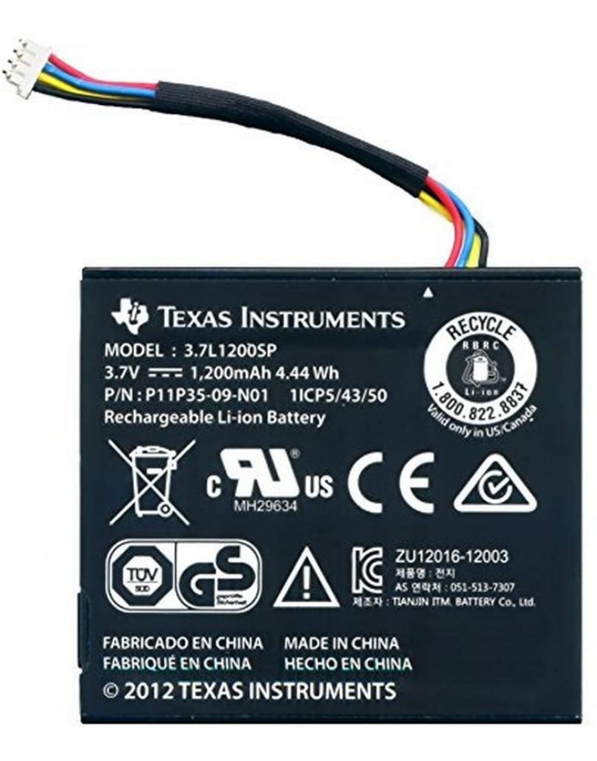 Texas Instruments N2BT BKT A Ersatz-Akku mit Kabel für TI-Nspire CX TI-Nspire CX CAS und TI 84 Plus C Silver Edition - BTFOO77H