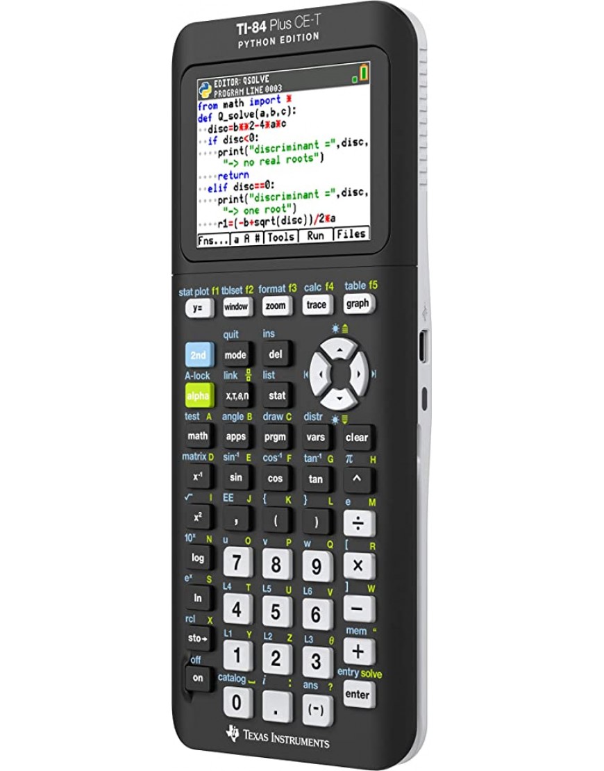 Texas Instruments TI-84 Plus CE-T Python Edition Grafikrechner 8-zeilig - BLLJHM7D