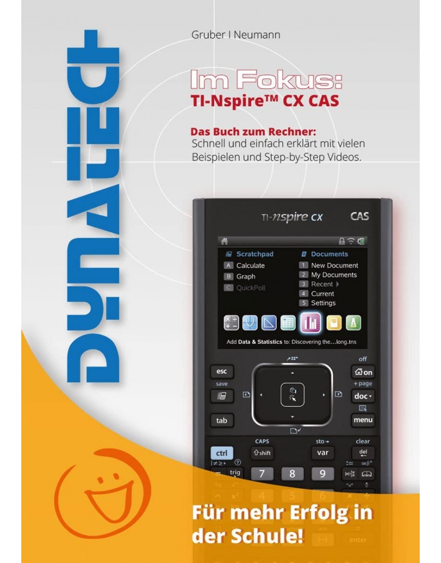 TI-Nspire CX II-T CAS Grafikrechner + pinke Tasche + Garantieverlängerung + Im Fokus: Das Buch zum Rechner + ScreenProtect Displayschutzfolie UltraClear - BTFSD8DD