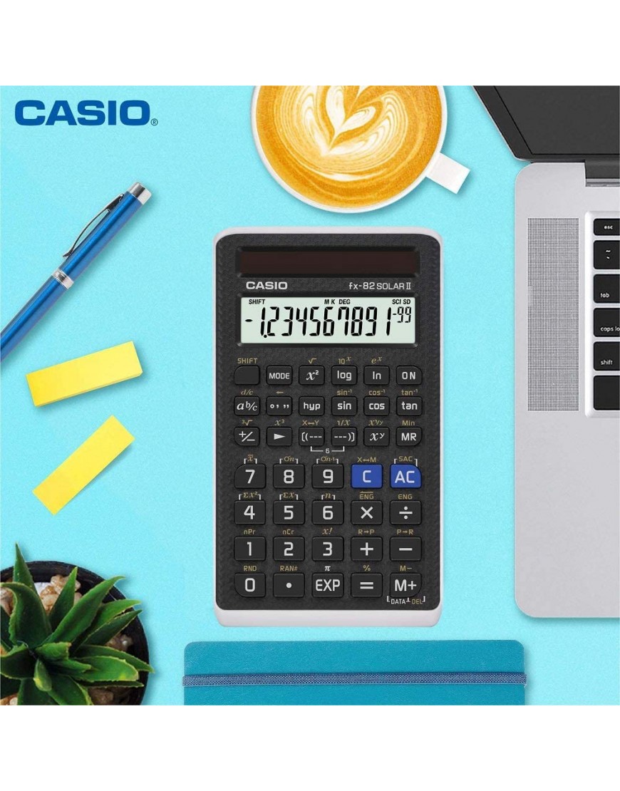 Casio FX-82SOLARII Standard Schulrechner schwarz - BCJZAQJV