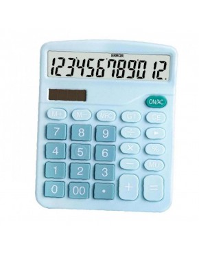 Desktop-Rechner Standardfunktion Elektronische Grund Große 12-stellige LCD-Anzeige Big Button Calculator für den täglichen Bürobedarf BlueOffice für Büroangestellte - BNBSE94K