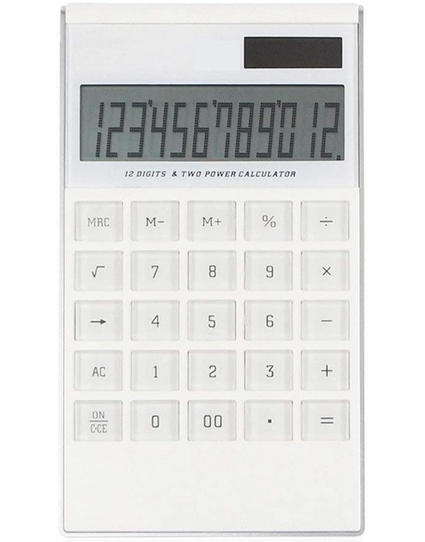 PIAOLING Tischrechner Creative Calculator Dual Power Supply Stilvolle Creative Large Button Großbild-Rechner Bürobedarf Rechner Genaue Berechnung - BRZMTJMA
