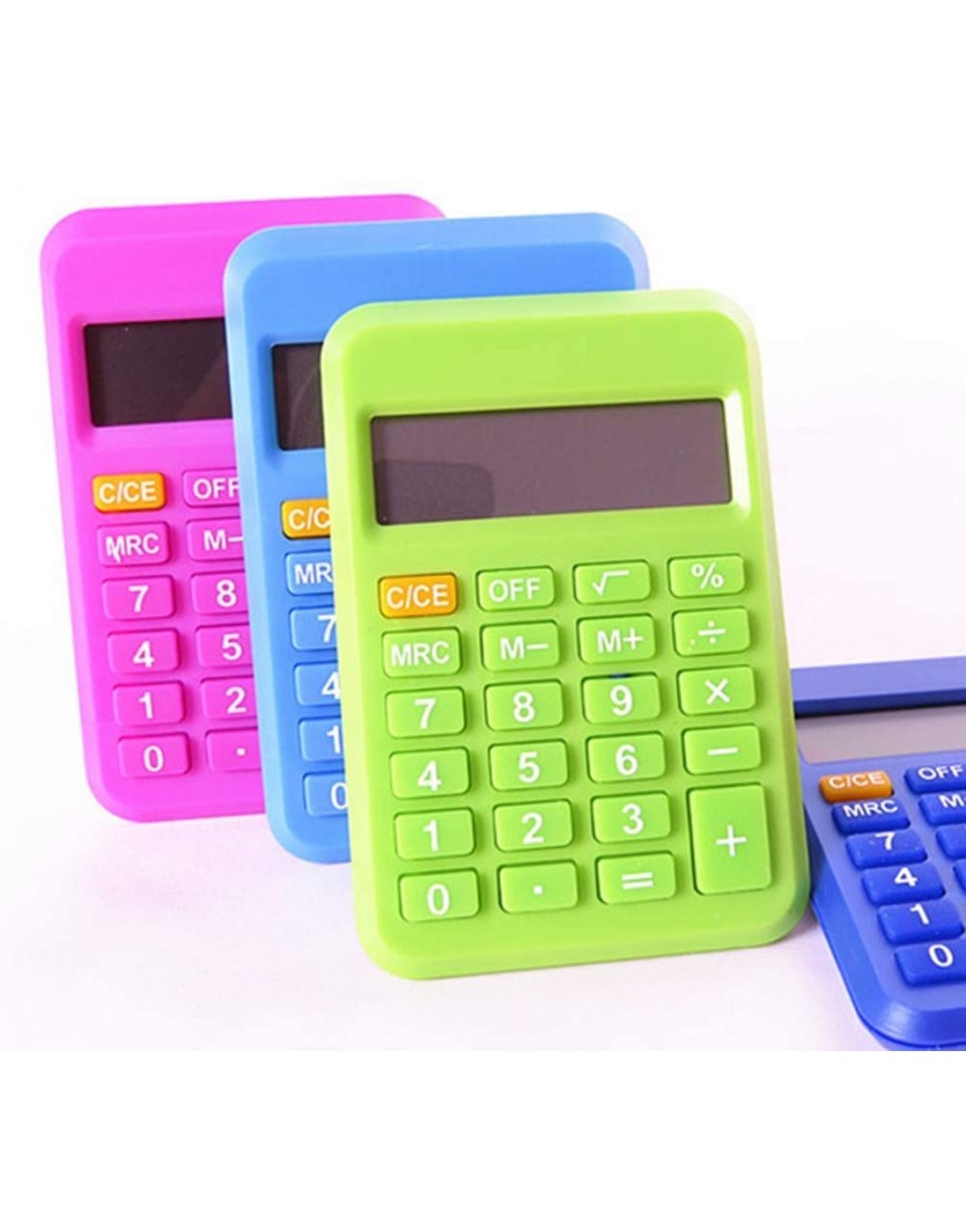 PULABO Useful and practicalPocket Student Mini elektronischer Taschenrechner Candy Color Schule Bürobedarf Zufällige Farbe - BZYXWHHJ