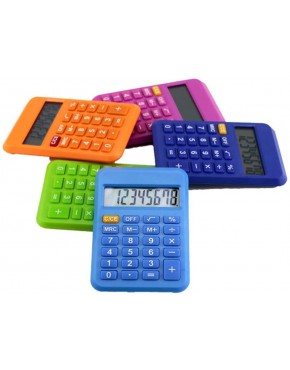 PULABO Useful and practicalPocket Student Mini elektronischer Taschenrechner Candy Color Schule Bürobedarf Zufällige Farbe - BZYXWHHJ